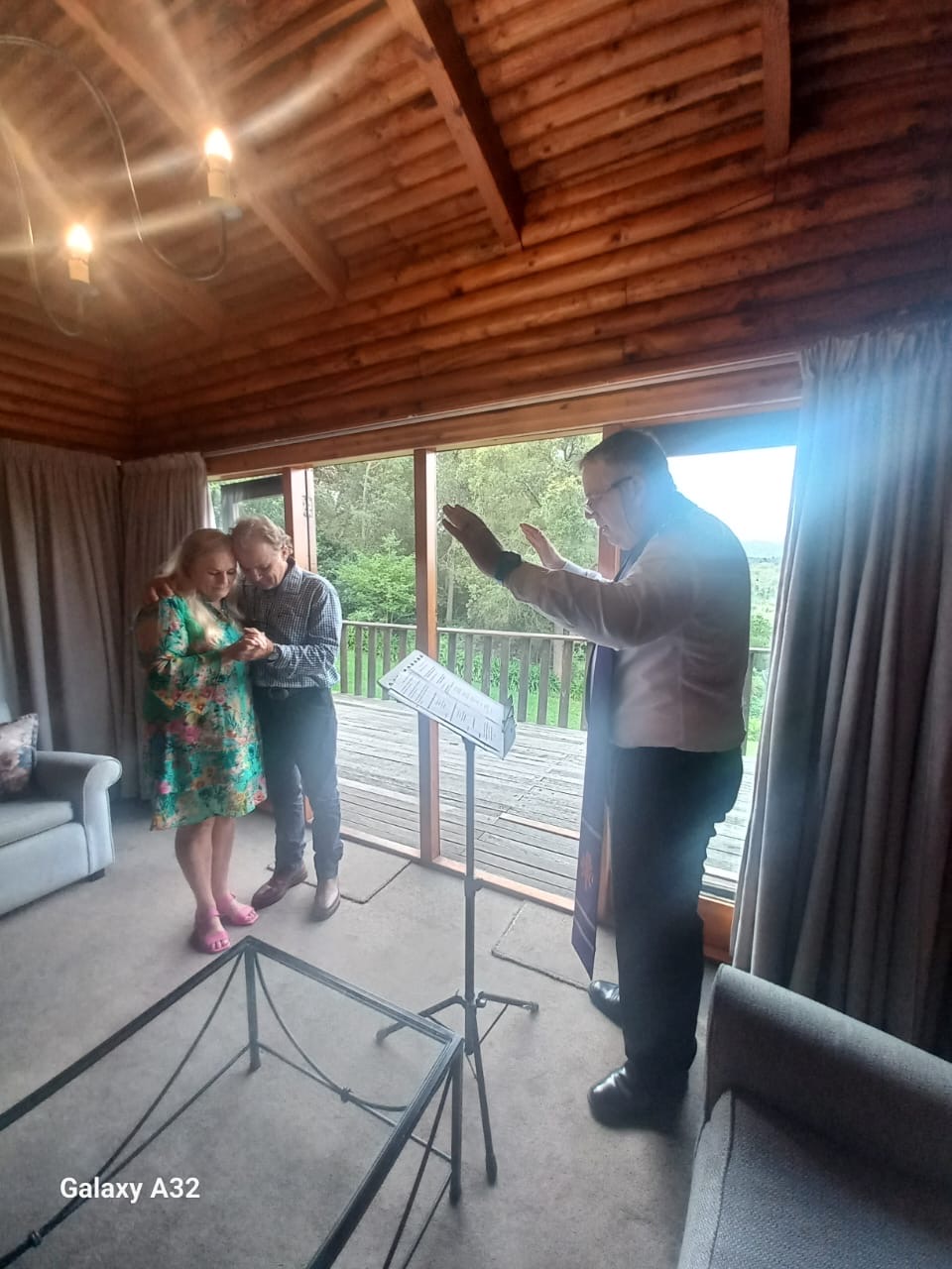 Wedding ceremony by Dr. Gerrit Rademeyer in Colenso