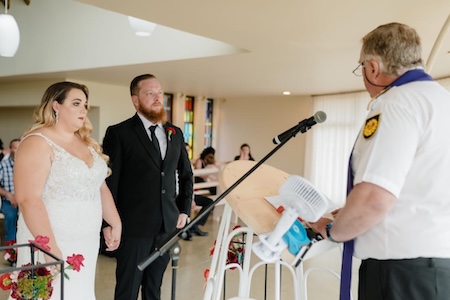 Wedding ceremony by Dr. Gerrit Rademeyer in Colenso