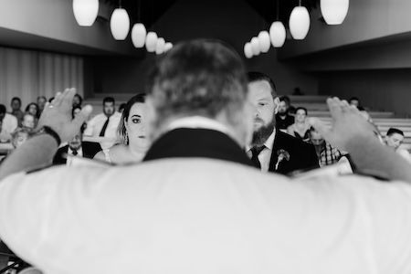 Wedding ceremony by Dr. Gerrit Rademeyer in Colenso