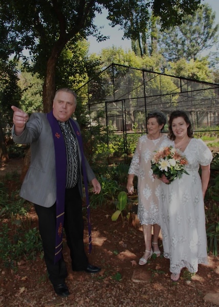Wedding ceremony by Dr. Gerrit Rademeyer in Colenso
