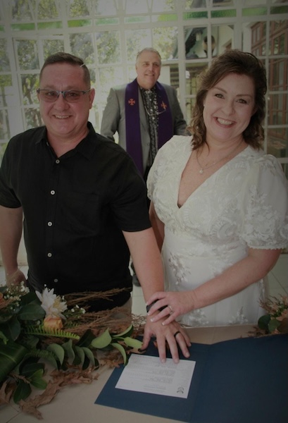 Wedding ceremony by Dr. Gerrit Rademeyer in Colenso
