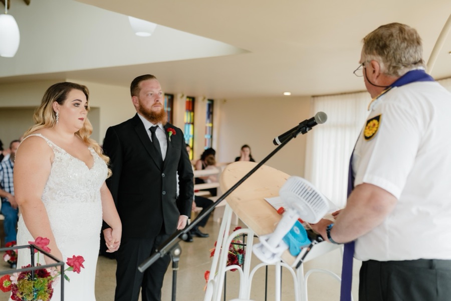 Wedding ceremony by Dr. Gerrit Rademeyer in Colenso