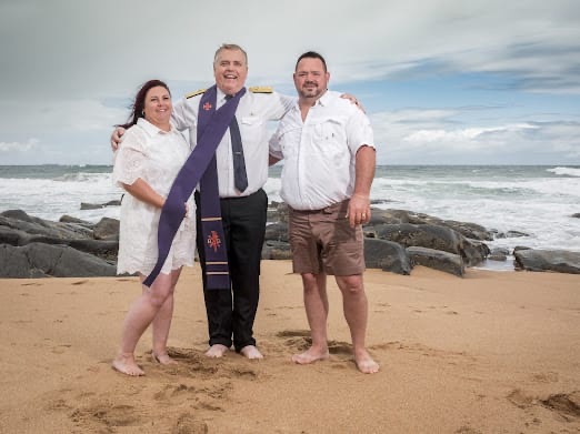 Wedding ceremony by Dr. Gerrit Rademeyer in Colenso