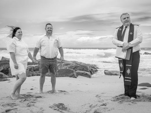 Wedding ceremony by Dr. Gerrit Rademeyer in Colenso