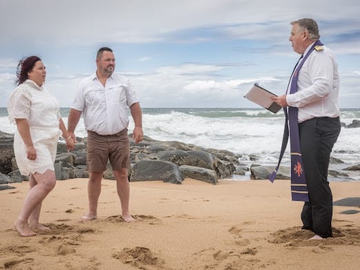 Wedding ceremony by Dr. Gerrit Rademeyer in Colenso